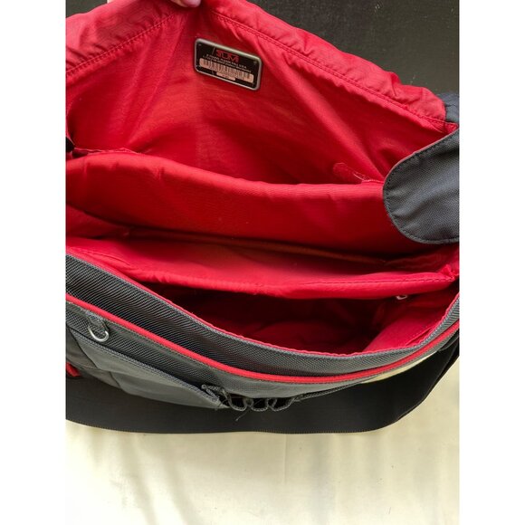 Tumi Unisex Cross Body Messenger Laptop Black Nylon Bag #51120 SKU 5852 - Picture 5 of 9